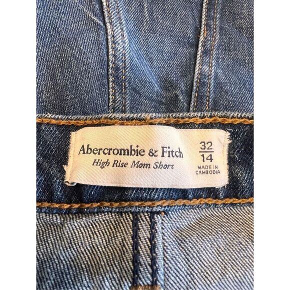 Abercrombie & Fitch woman’s 14 high rise button fly cut off shorty shorts summer - Picture 5 of 6